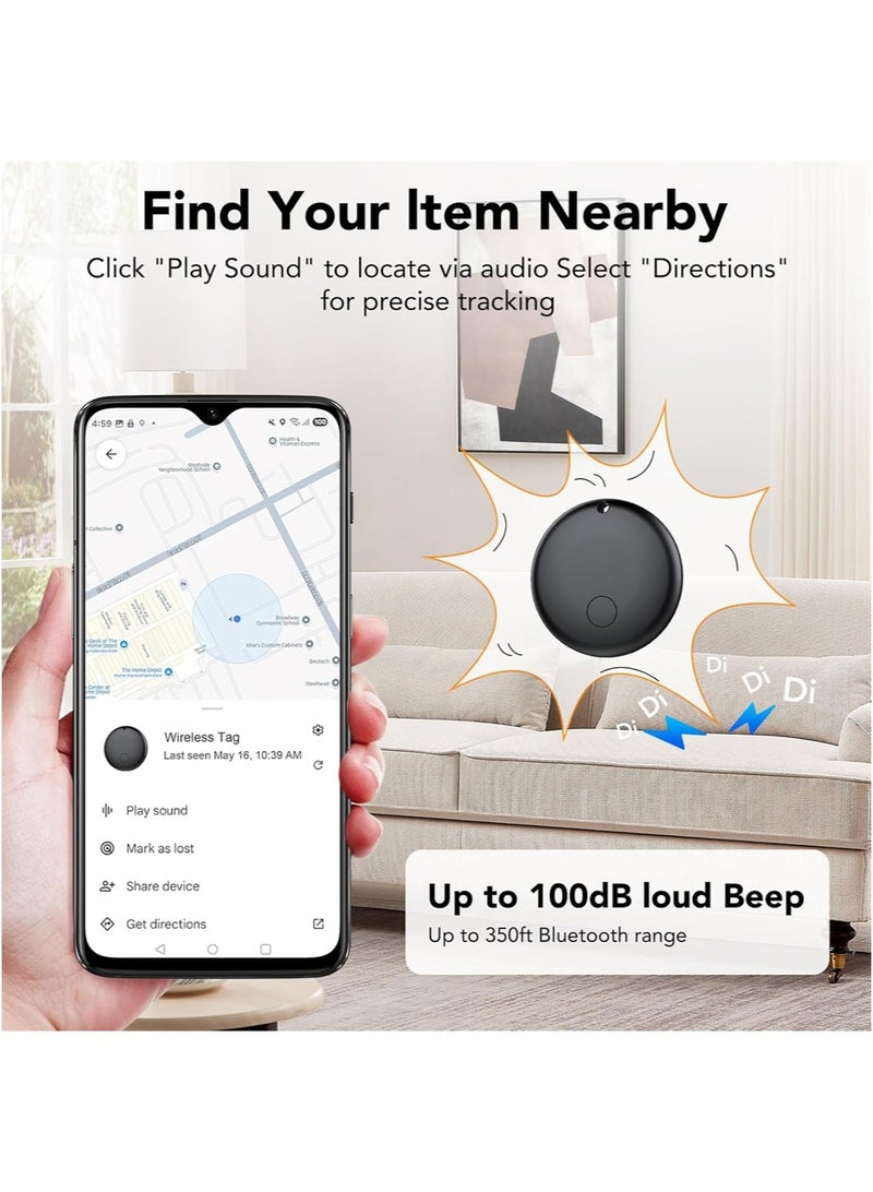 CAYGA Android Tracker, Bluetooth Tracker Tags, Work with Google's Find Hub(Android), Android GPS Tracker Tag,Smart Tags for Luggage, Wallet, Vehicles, Keys (Android Only) 2 Pack - Image 4