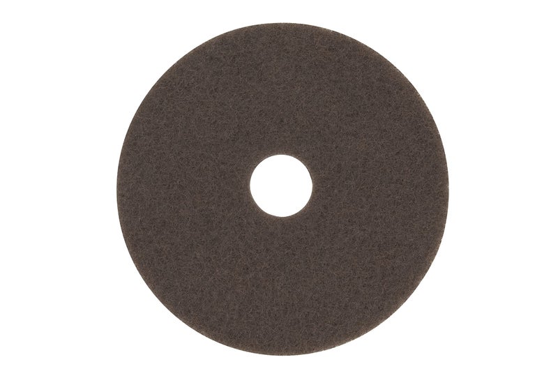 3M Brown Stripper Floor Pad 7100, 17", Use in Wet or Dry Foam Stripping Process or for Deep Scrubbing - Image 4