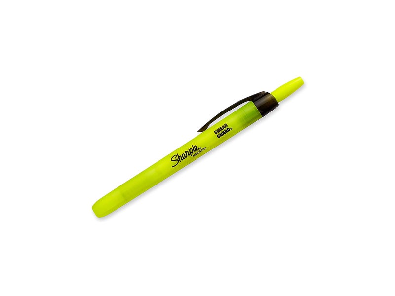 SHARPIE 1740822 Accent Retractable Highlighter, Chisel Tip, Fluorescent Yellow, 5-Count - Image 3