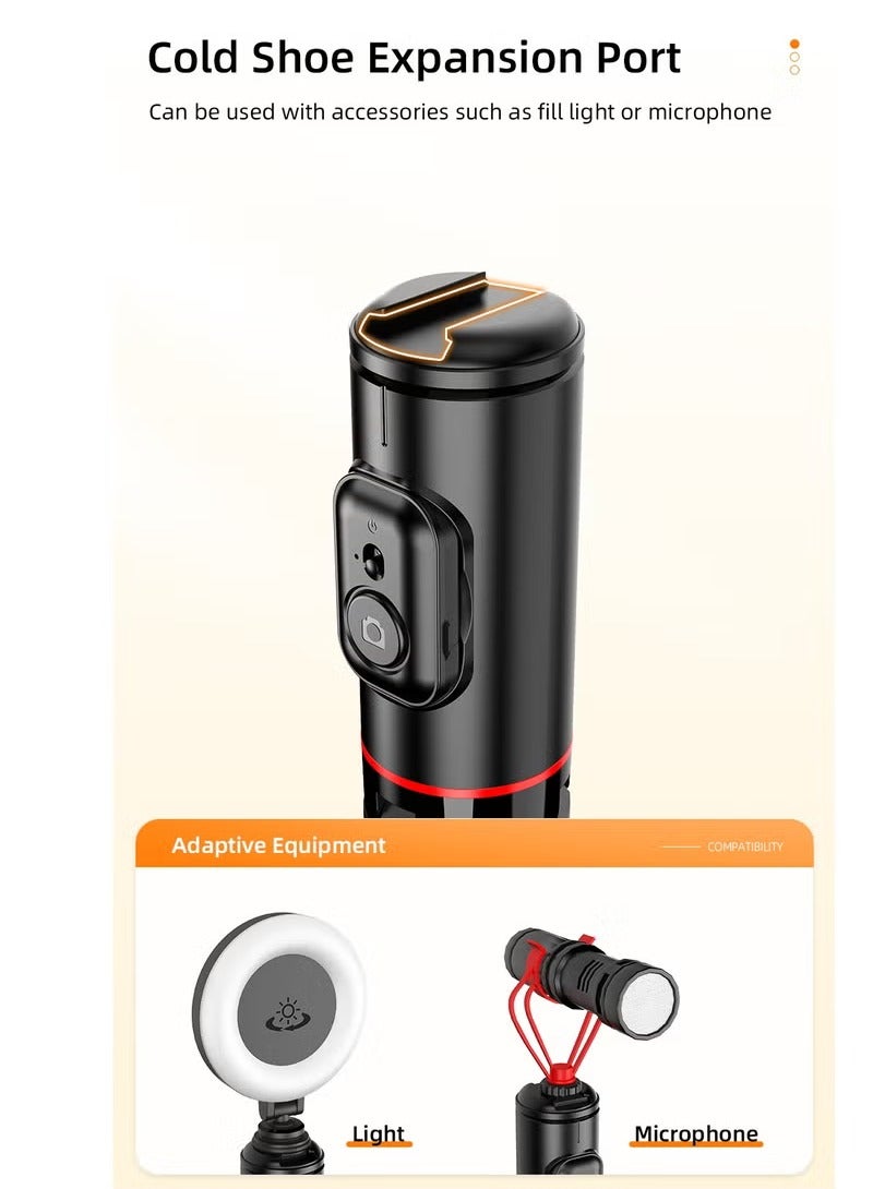 DUSALA All in One Hidden Design Multi Functional Stable Tripod Selfie Stick 1.84m72.05inch with Rechargeable Bluetooth Remote Compatible with iPhone and Android Smartphones Perfect for Travel Vlog Video and Photo - Image 2