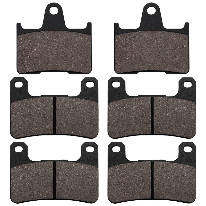 Sollon Brake Pads Front and Rear for Suzuki GSXR 1000 2004 2005 2006, GSXR 600 K4/K5 2004 2005, GSXR 750 K4/K5 2004 2005 - Image 1