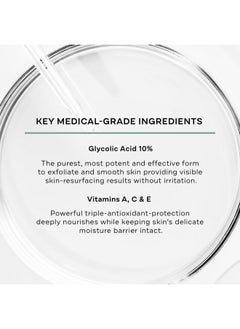 Replenix Glycolic Acid Resurfacing Facial Cleanser, Gentle Medical Grade Exfoliating Face Wash For Skin Discoloration (6.7 Fl. Oz)  - Image 2