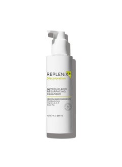Replenix Glycolic Acid Resurfacing Facial Cleanser, Gentle Medical Grade Exfoliating Face Wash For Skin Discoloration (6.7 Fl. Oz)  - Image 1