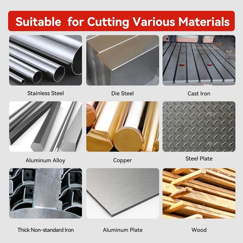 TUQO 25mm, Tungsten Carbide Tipped (TCT) Hole Saw for Hard Metal, Steel, Iron, Wood & Plastic | LA025S - Image 4