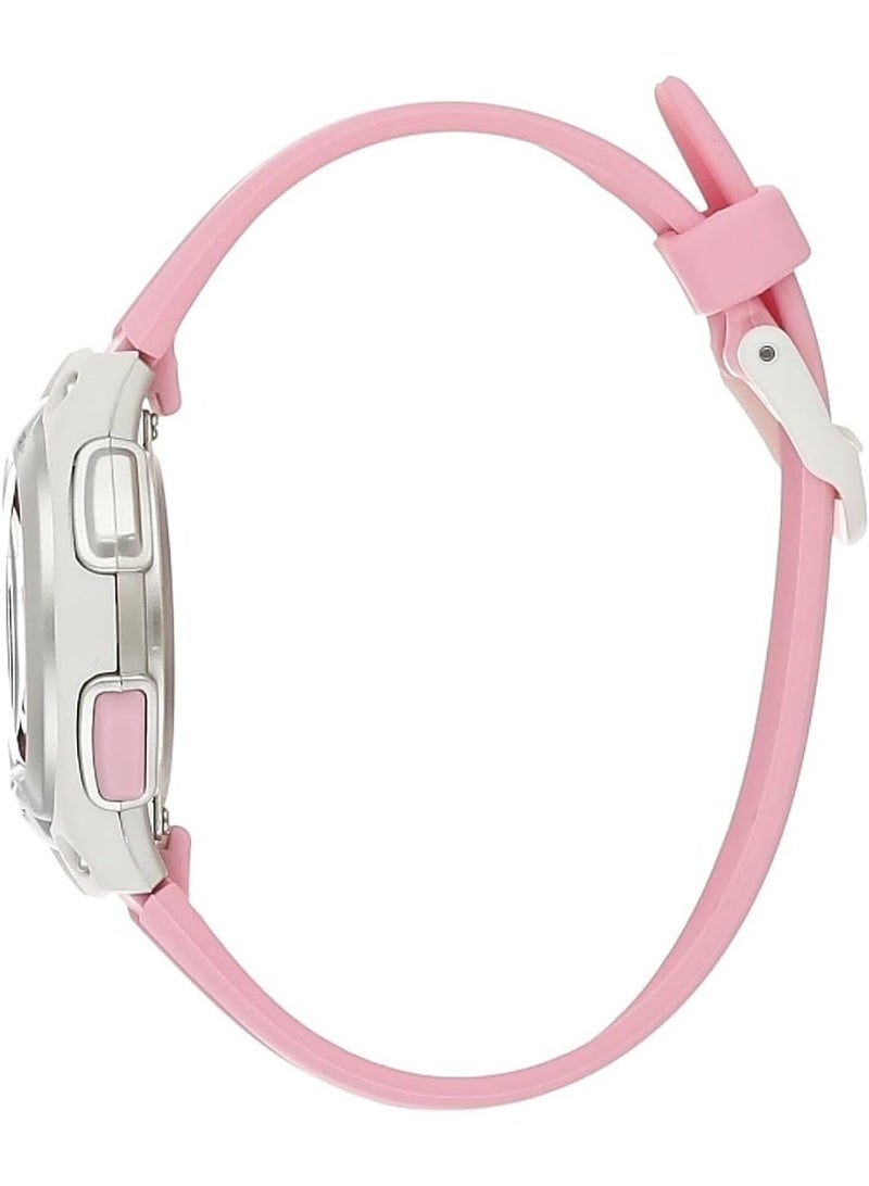 CASIO Digital Women’s Watch LW‑203‑4AVDF, 38 mm Grey Dial & Pink Resin Band, Water Resistant - Image 4