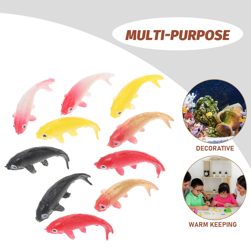 20 pcs Miniature Fish Tiny Fish Figures For Diy Fish Decorations Realistic Small Ornaments Resin Miniatures For Aquarium Decor - Image 4
