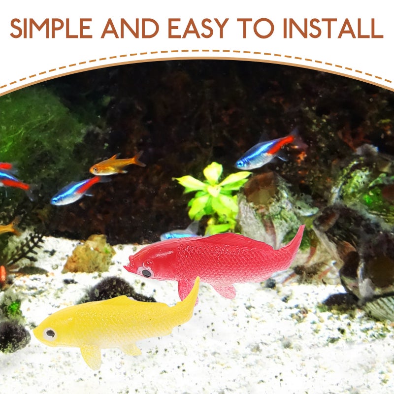 20 pcs Miniature Fish Tiny Fish Figures For Diy Fish Decorations Realistic Small Ornaments Resin Miniatures For Aquarium Decor - Image 3