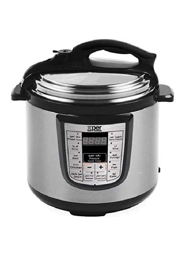 XPER Electric Pressure Cooker - 1000 Watt - 6 Liters - XPC-1100-206L - Image 2