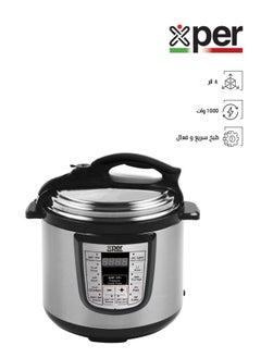 XPER Electric Pressure Cooker - 1000 Watt - 6 Liters - XPC-1100-206L  - Image 1