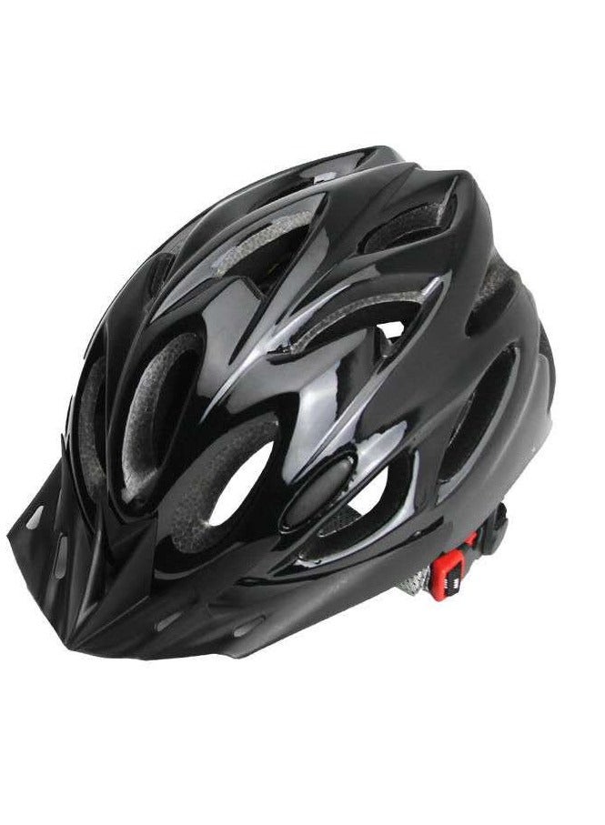 Generic Bicycle helmet, mountain bike, scooter, youth roller skating helmet, breathable safety helmet, men's and women's cycling equipment - (pure black) - Image 1