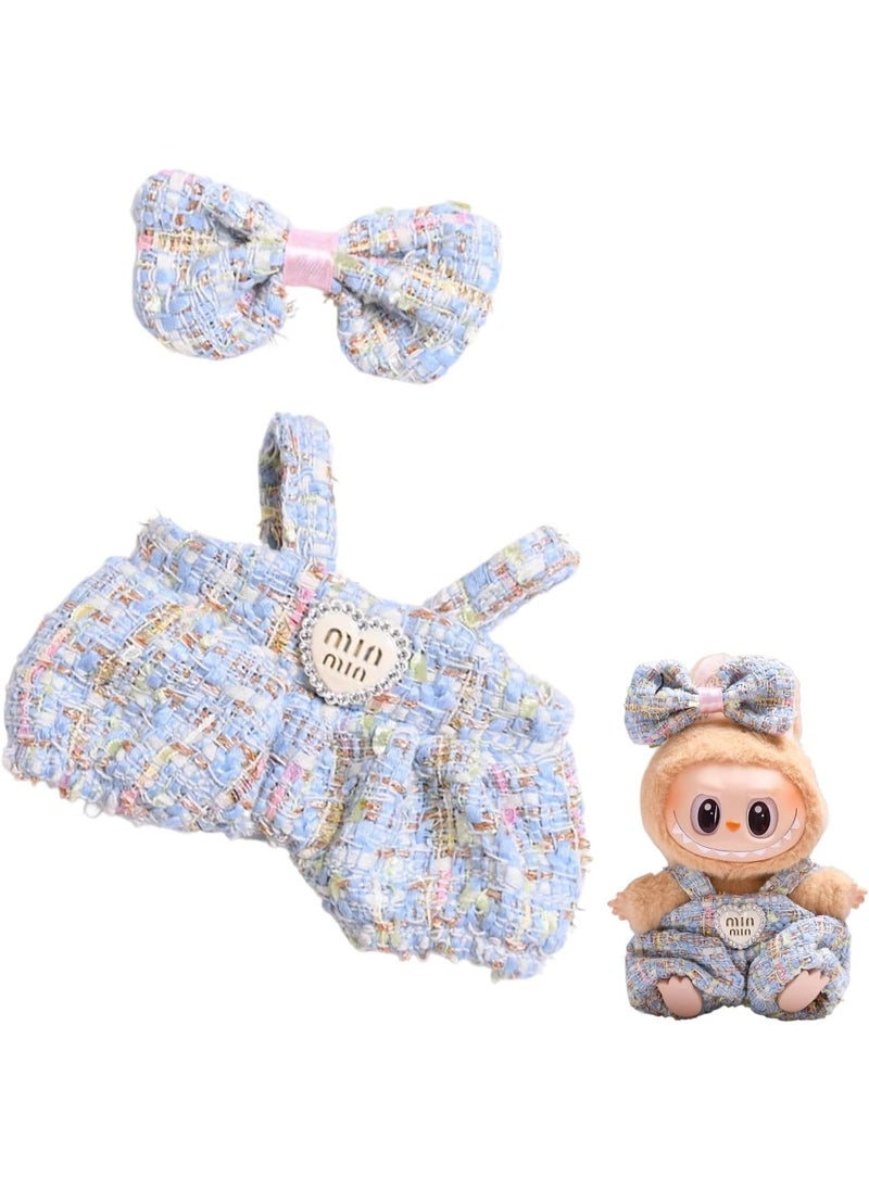 BRIXSPARK 17cm Doll Clothes Set & Outfit Set for 17cm Dolls - Premium Fashion Dresses with Accessories, Luxury Chic Doll Clothing & Style Bundle,Just Clothes  - Image 1