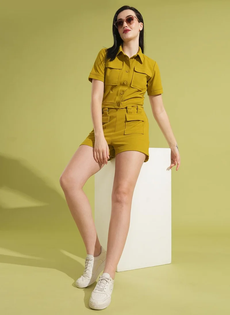 Globus Women Short Sleeves Shirt With Shorts