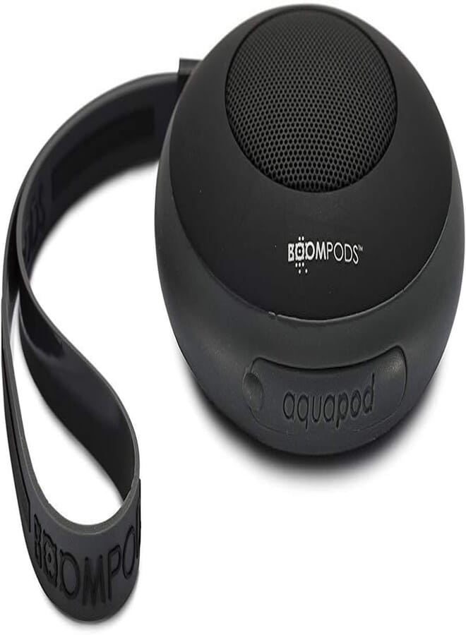 BoomPods Aquapod Waterproof Bluetooth Speaker - Black - AQPDGR