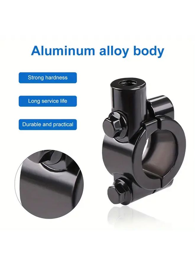 Motorcycle Mirror Bracket Adapter 8mm Handlebar Mount For Rearview Mirror - Image 3