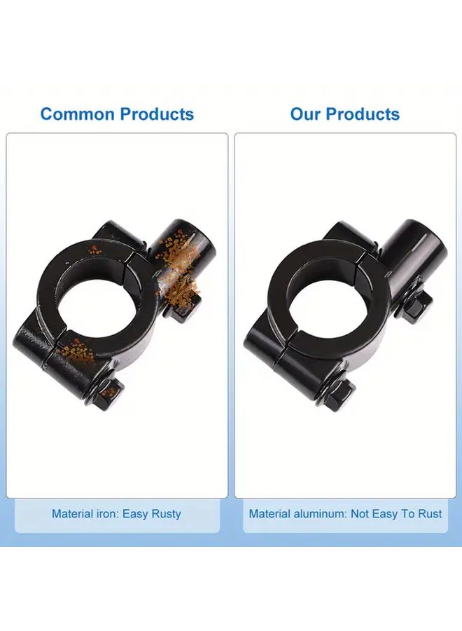 Motorcycle Mirror Bracket Adapter 8mm Handlebar Mount For Rearview Mirror - Image 5