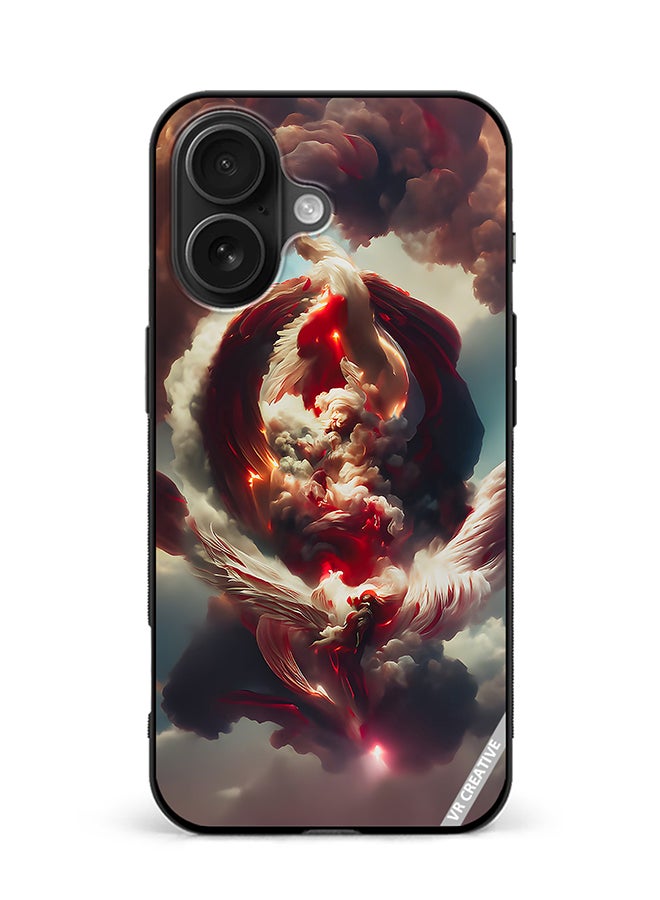 Protective Case Cover For Apple iPhone 16 Plus A New Angel Reborn Foundation Design Multicolour