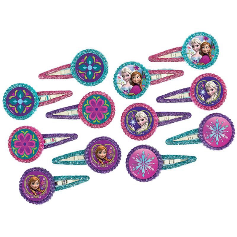 Amscan Hair Clip Favors 12 Pieces | Disney© Frozen Collection | Party Accessory - Image 1