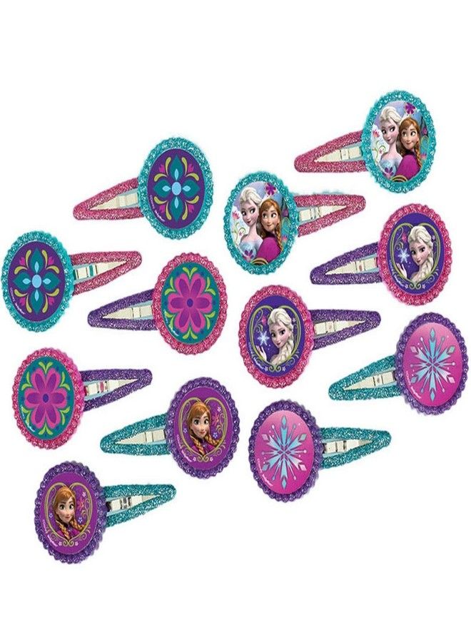 Amscan Hair Clip Favors 12 Pieces | Disney© Frozen Collection | Party Accessory - Image 2
