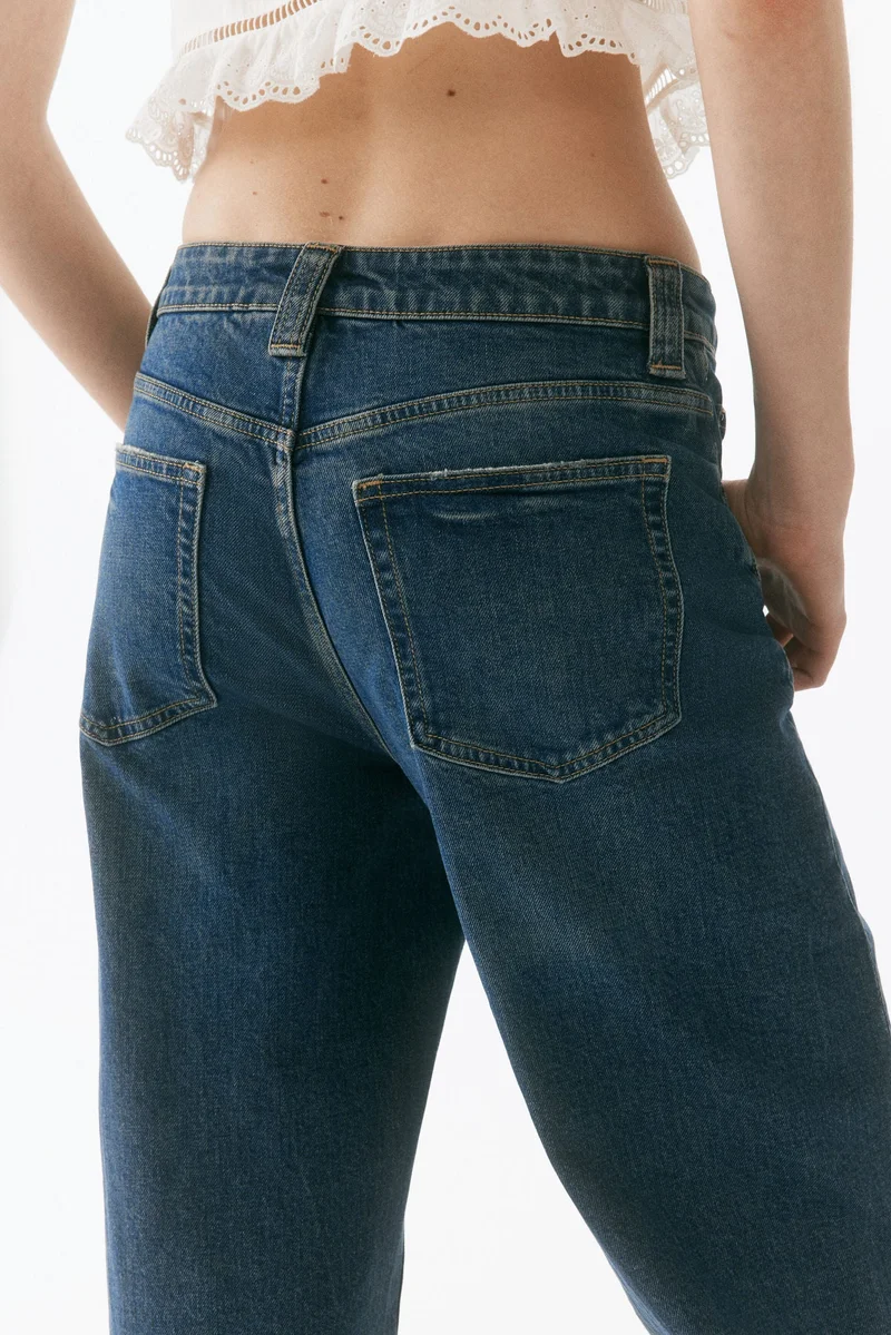 H&M  Wide High Waist Jeans for Women | Best Price UAE