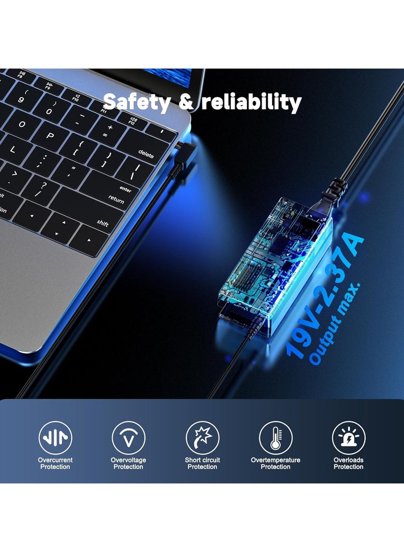 ماكس باور شاحن كمبيوتر محمول Acer بقوة 45 وات، محول مزود طاقة 19 فولت 2.37 أمبير لأجهزة Acer Aspire 1 3 5 A515-46 A515-43 A515-56 A515-54 A515-55 A315-23 A315-35 A314-22 A315-58 N20C5 N16P1 Chromebook 11 13 14 15 R11 R13 CB3 CB5 - Image 4