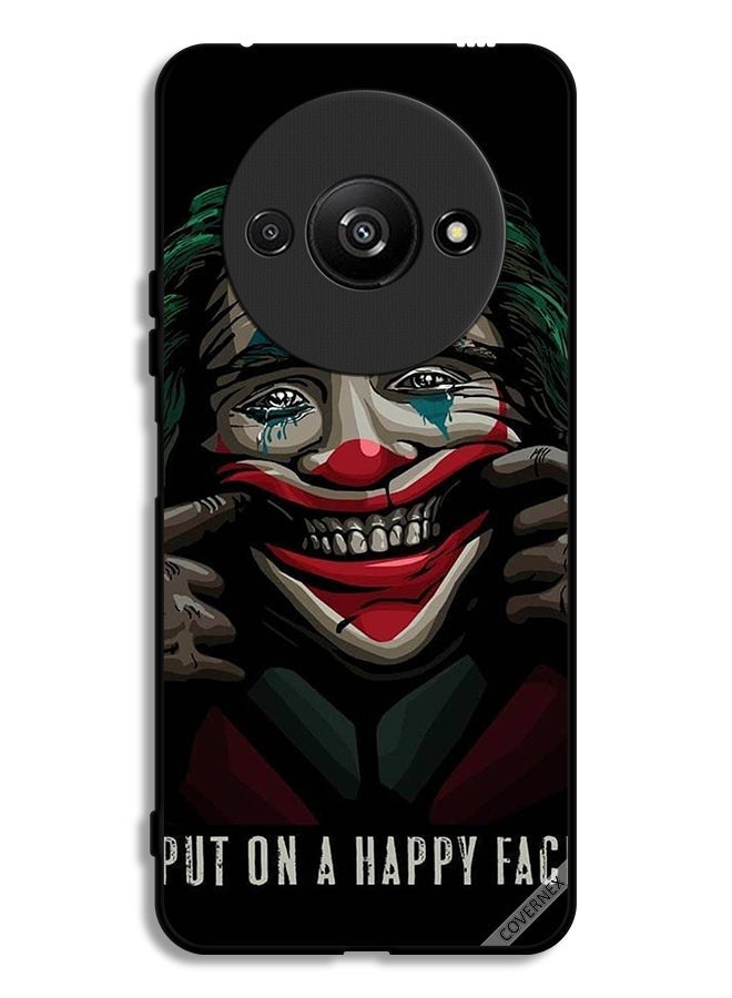 Covernex Xiaomi Redmi A3 4G Protective Case Cover Put On A Happy Face - Image 1