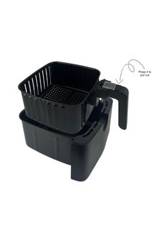 Homemaker Home Maker Digital Air Fryer 7.5 Liter, 1450-1700 W, High Speed Air Circulaton System, Preset Cooking Programs, Timer & Temperature Control, Over Heat Protection, Non-stick & Removable Basket, Black  - Image 3