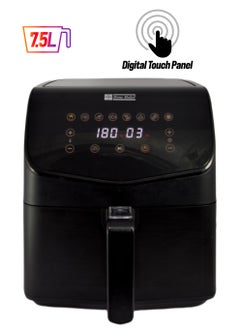 Homemaker Home Maker Digital Air Fryer 7.5 Liter, 1450-1700 W, High Speed Air Circulaton System, Preset Cooking Programs, Timer & Temperature Control, Over Heat Protection, Non-stick & Removable Basket, Black  - Image 1