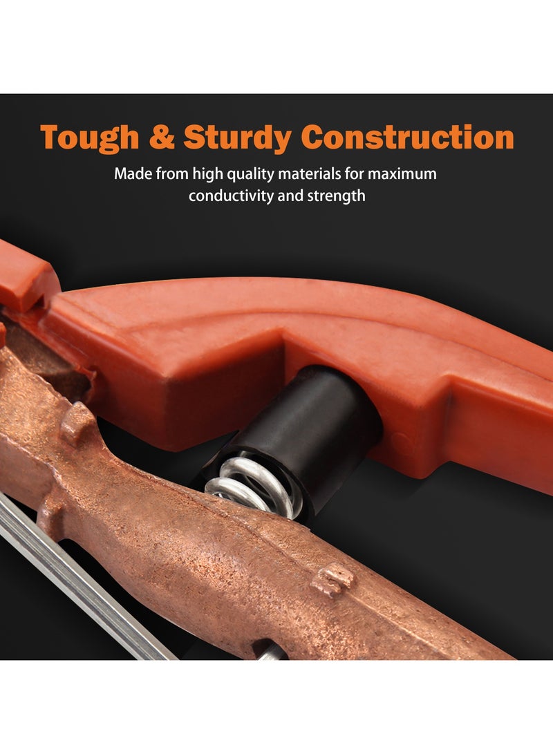 KSEIBI Electrode Holder with American Pattern 500A, Insulated Handle, Electrode Jaw Holding Plier Copper Clamp for Welding Applications, Construction, Fabrication, Automotive Repair and Metalworking. - Image 4