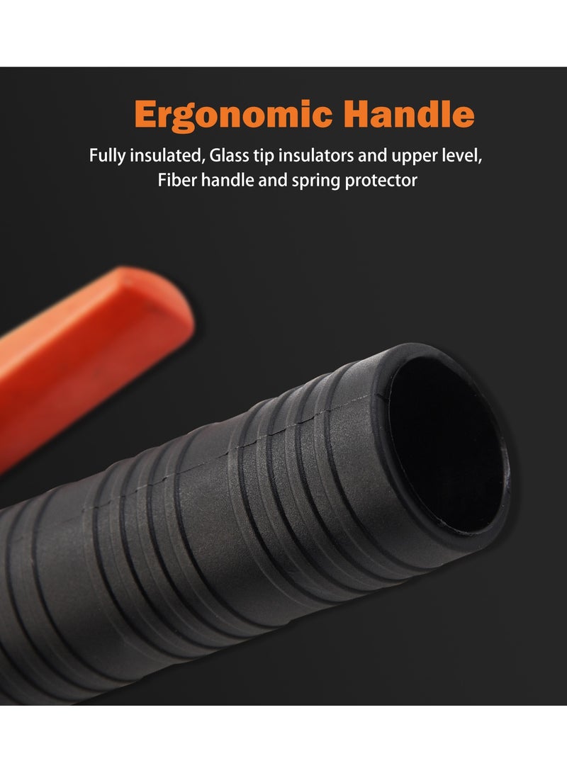 KSEIBI Electrode Holder with American Pattern 500A, Insulated Handle, Electrode Jaw Holding Plier Copper Clamp for Welding Applications, Construction, Fabrication, Automotive Repair and Metalworking. - Image 5