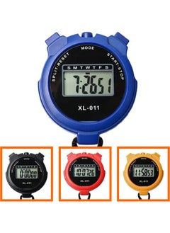 Digital Sports Stopwatch Timer Stopwatch Large Display Interval Training Timer Outdoor Split Stop Watch Lap Timer Digital Calendar Alarm Clock Referee Watch for Training Swimming Running