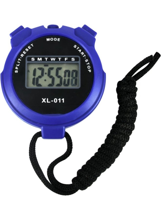 Generic - Digital Sports Stopwatch Timer Stopwatch Large Display Interval Training Timer Outdoor Split Stop Watch Lap Timer Digital Calendar Alarm Clock Referee Watch for Training Swimming Running - Image 1