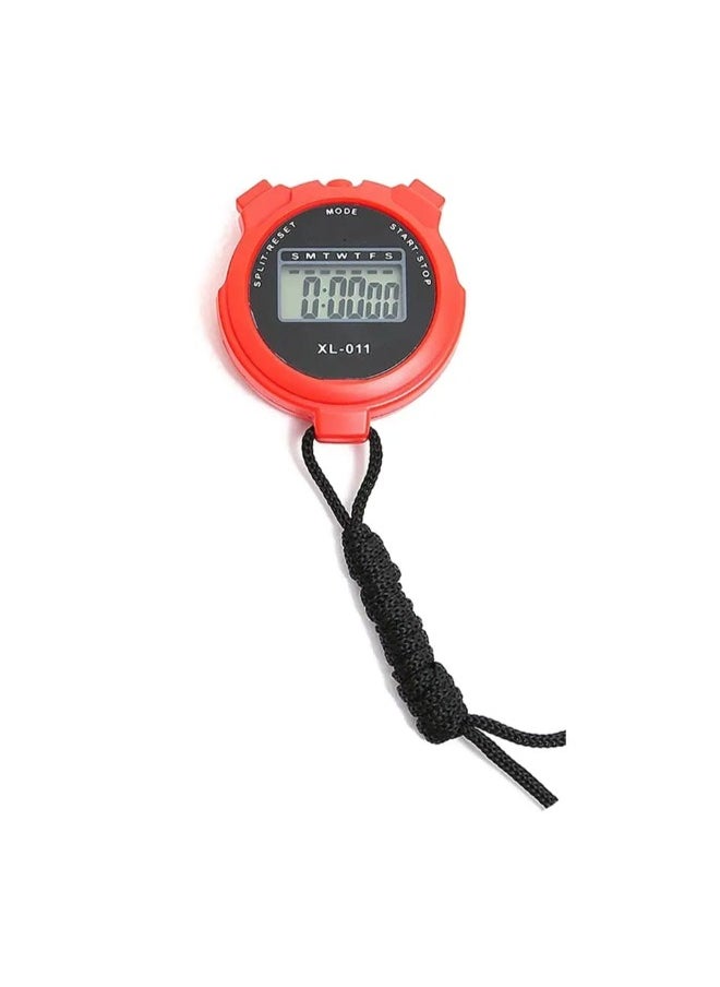 Generic - Digital Sports Stopwatch Timer Stopwatch Large Display Interval Training Timer Outdoor Split Stop Watch Lap Timer Digital Calendar Alarm Clock Referee Watch for Training Swimming Running - Image 1