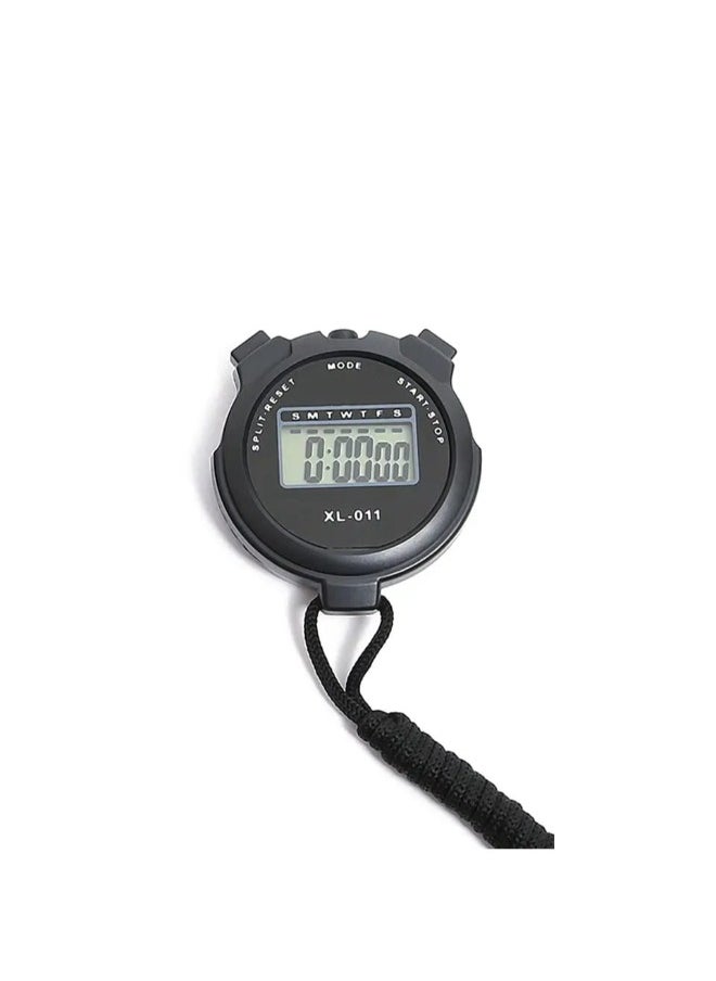 Generic - Digital Sports Stopwatch Timer Stopwatch Large Display Interval Training Timer Outdoor Split Stop Watch Lap Timer Digital Calendar Alarm Clock Referee Watch for Training Swimming Running - Image 1