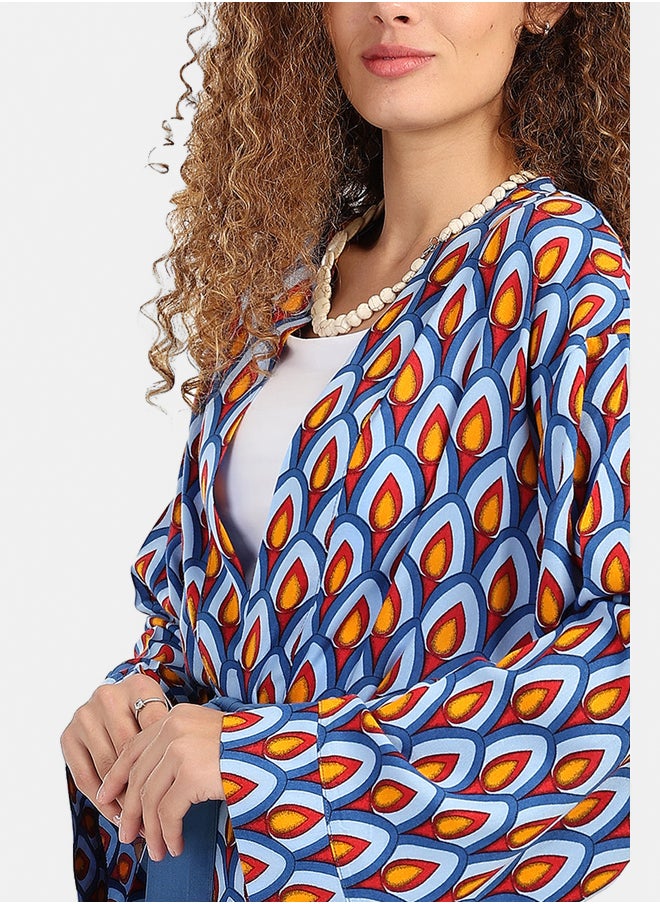 Peacock Pattern Kimono