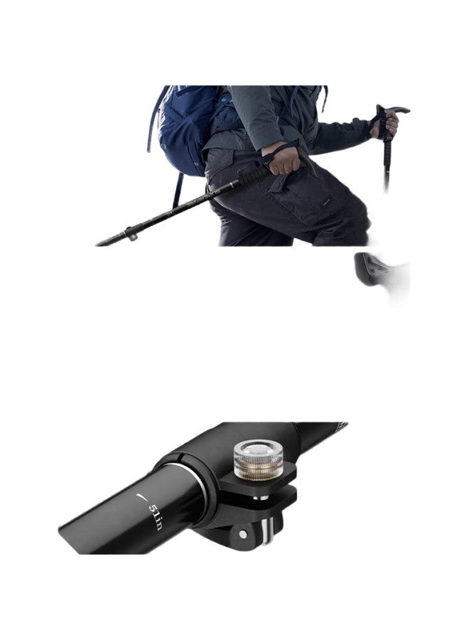 Supfire Outdoor Self-Defense Hiking Pole, Aluminum Alloy, Ultra-Lightweight, Non-Slip, For Elderly, Trekking, Walking, Mountain Climbing Equipment, Walking Stick - Image 3