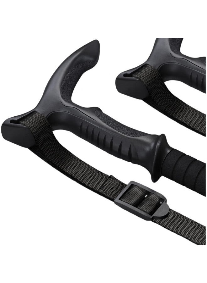 Supfire Outdoor Self-Defense Hiking Pole, Aluminum Alloy, Ultra-Lightweight, Non-Slip, For Elderly, Trekking, Walking, Mountain Climbing Equipment, Walking Stick - Image 2