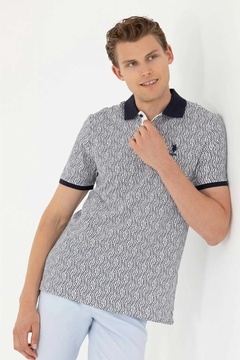 يو اس بولو اسن Base. Polo Assn. Men's T-Shirt 50263417-VR033 50263417-VR033018