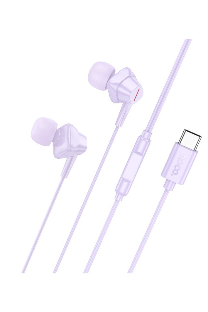 هوكو سماعات أذن رقمية عالمية M113 Landy مع ميكروفون من النوع C - Image 1