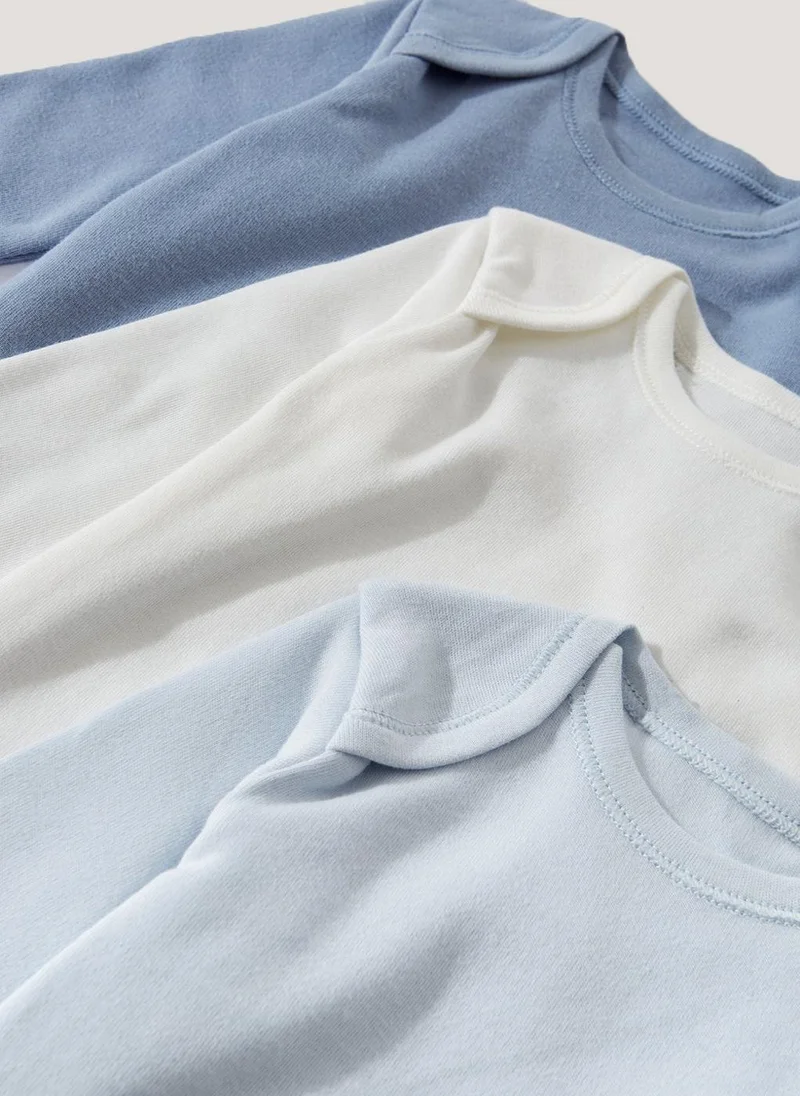 Matalan Baby 5 Pack Long Sleeve Bodysuits