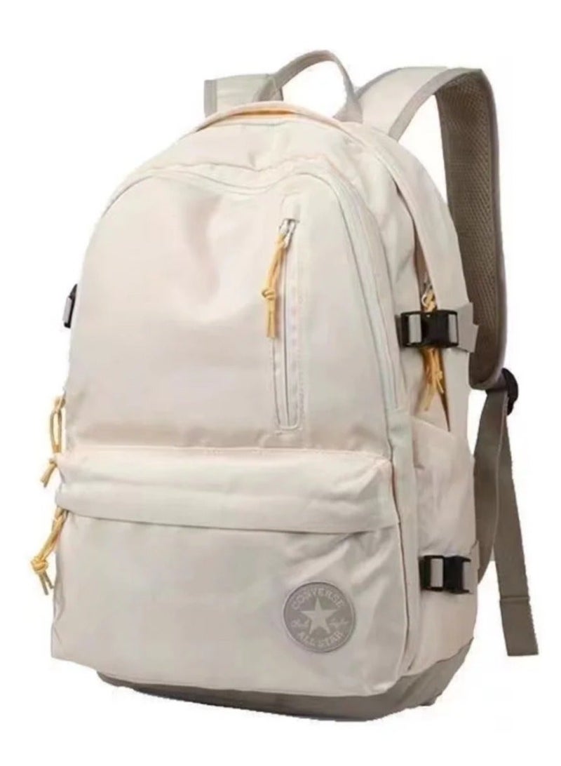 CONVERSE School Season Converse Classic Vertical Zipper Backpack - Large Capacity Laptop Bag - Image 1
