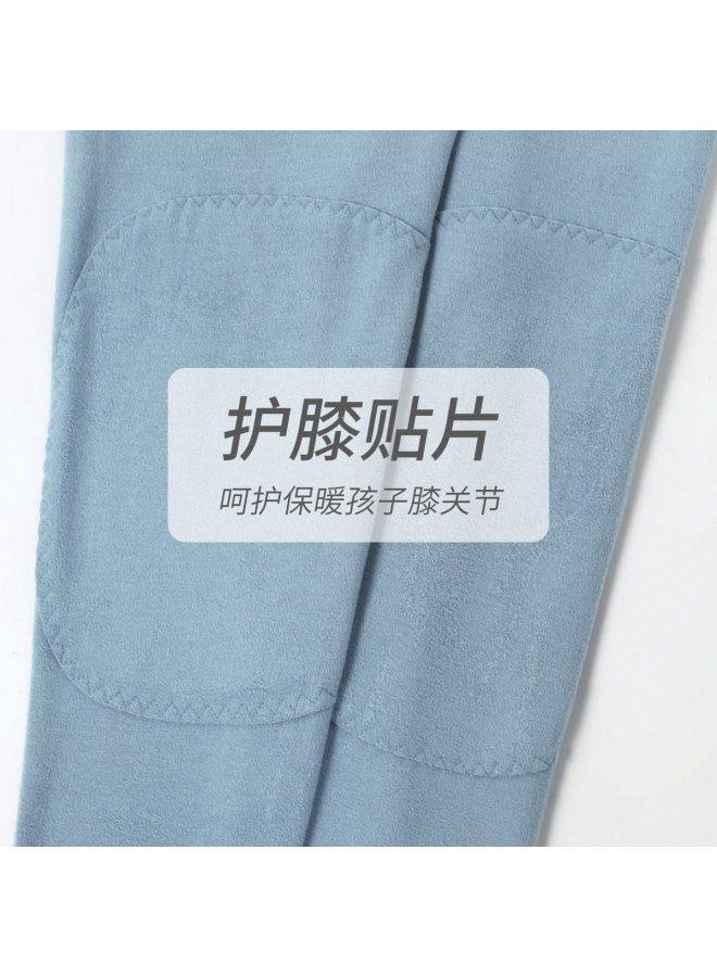 Long time companion double-sided Brushed Knee-padded Cold-proof Warmth Boys' Thermal Pants - Image 5