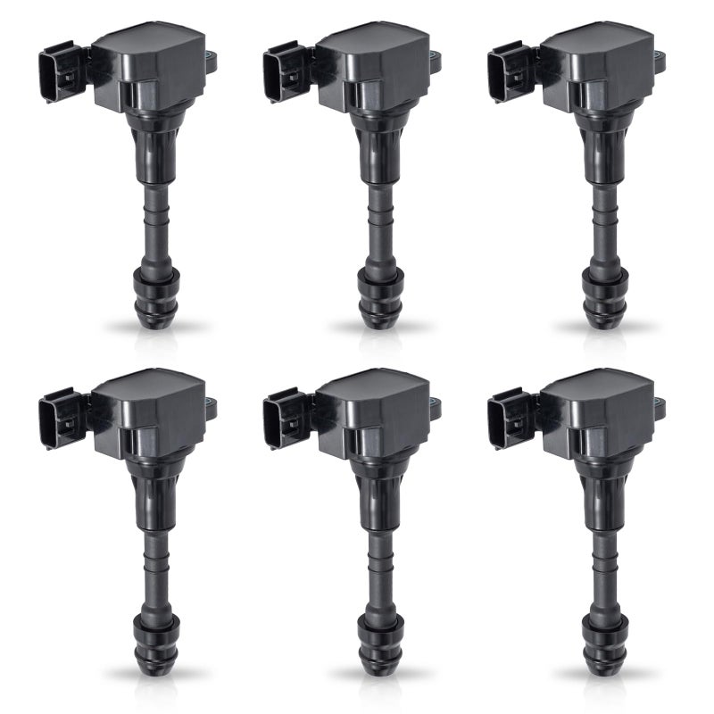 ENA Set of 6 Ignition Coil Pack Compatible with Nissan Altima Maxima Murano Pathfinder Quest I35 QX4 3.5L V6 Replacement for UF349 C1406 - Image 1