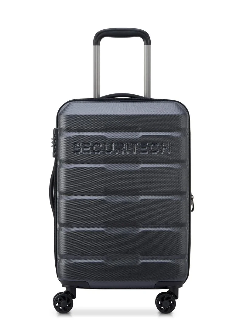 DELSEY Paris Securitech Citadel By Delsey Paris, 3 Piece Set Expandable Luggage Trolley - Anthracite