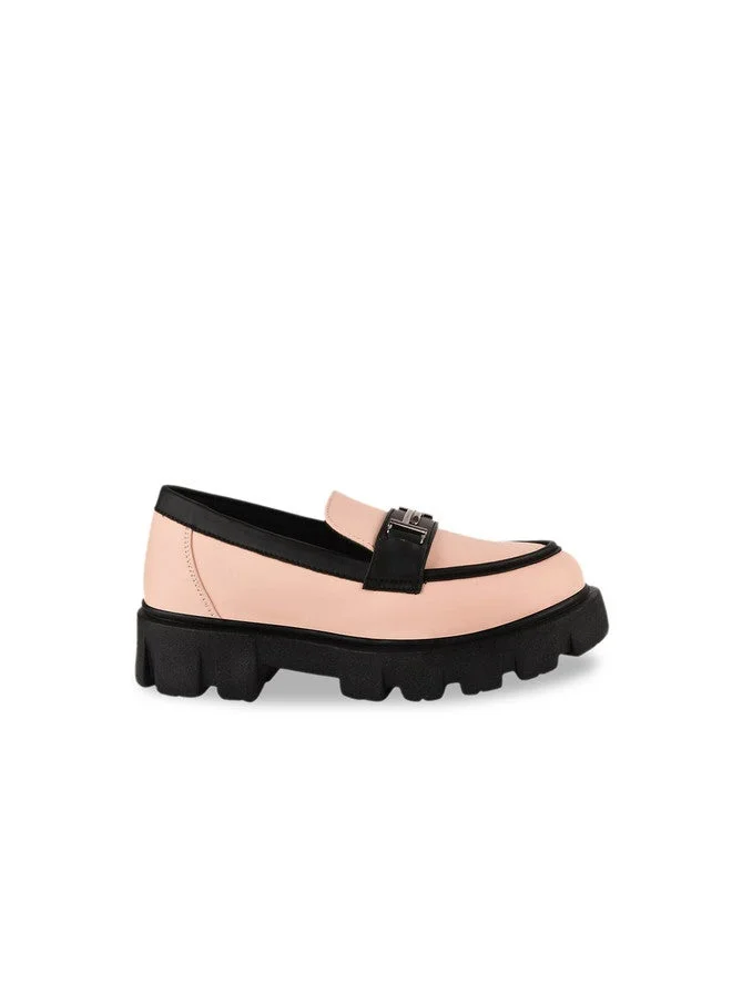 شوتوبيا Shoetopia Girls Colourblocked Heeled Lightweight Loafers