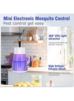 Electric Insect Killer, Mosquito Lamp, Mini Mosquito Trap, Mosquito Killer with UV Lamp and USB Rechargeable, for Bedroom, Camping, Indoor and Outdoor Use - pzsku/Z6B81BEA0F8483E781B3CZ/45/_/1740646134/13621cb4-f758-42f8-ab5e-aeb91114ce8a