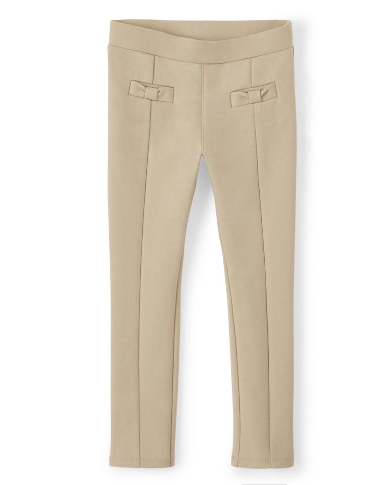 Gymboree Girls and Toddler Ponte Knit Jeggings, Sahara, 2T - Image 1