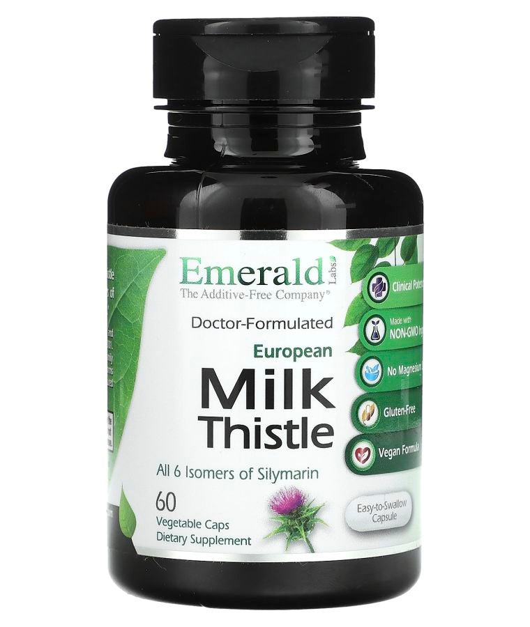 Emerald Laboratories European Milk Thistle 60 Vegetable Caps
