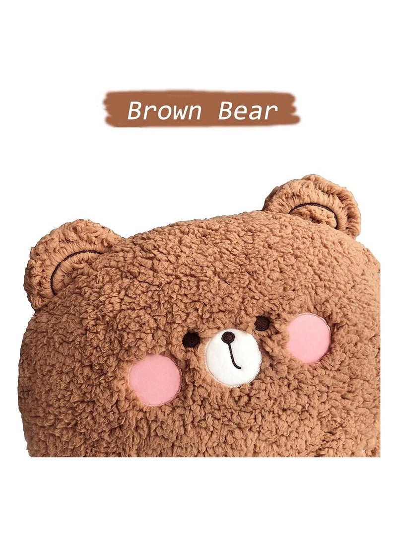 Bear Plush Pillow, Big Toy (14 * 11 inches), Cute Hug Pillow  - Image 2