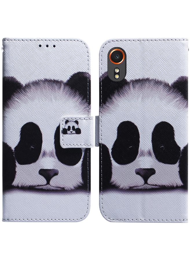 إيروريكس جراب هاتف Samsung Galaxy Xcover7 من الجلد القابل للطي برسومات ملونة - Image 1