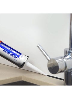 Loctite Loctite General Purpose GP silicone sealant (Black), indoor and outdoor use, waterproofing for floor, walls, roof, silicone adhesive, tiles grout, bathroom, kitchen use, 280 ml  - Image 4